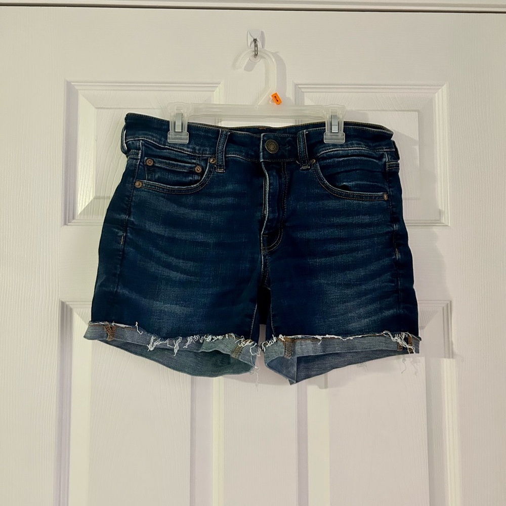 American Eagle Midi Denim Shorts